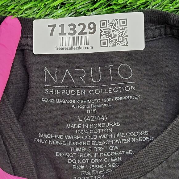 Naruto Manga Shirt Large 21x25 Kakashi-Hatake - Picture 8 of 11